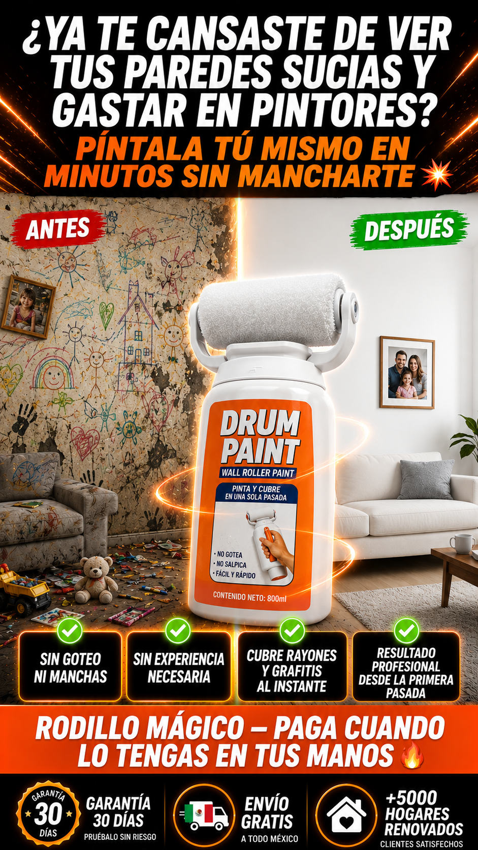 😩 ¿YA TE CANSASTE DE VER TUS PAREDES SUCIAS Y GASTAR EN PINTORES? ESTO LO RESUELVE HOY MISMO + EBOOK GRATIS 🎁🔥