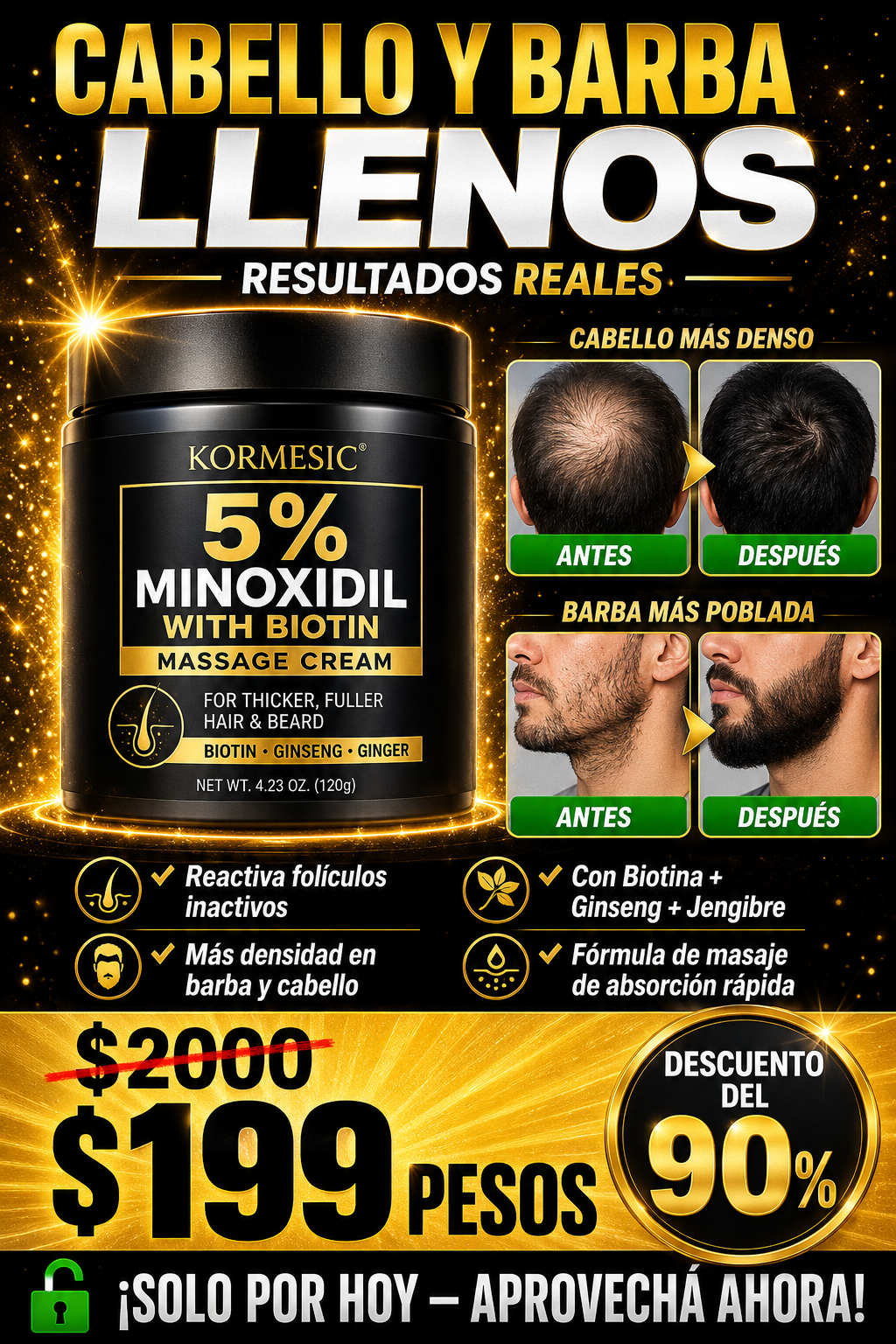 BROTA YA - BARBA Y CABELLO AL 100% 🔥