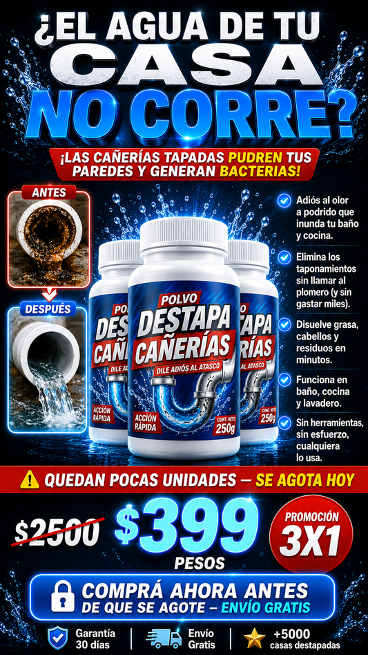 😱¿Agua Estancada en tu Casa? Llevate 3 y Olvidate Para Siempre 💥