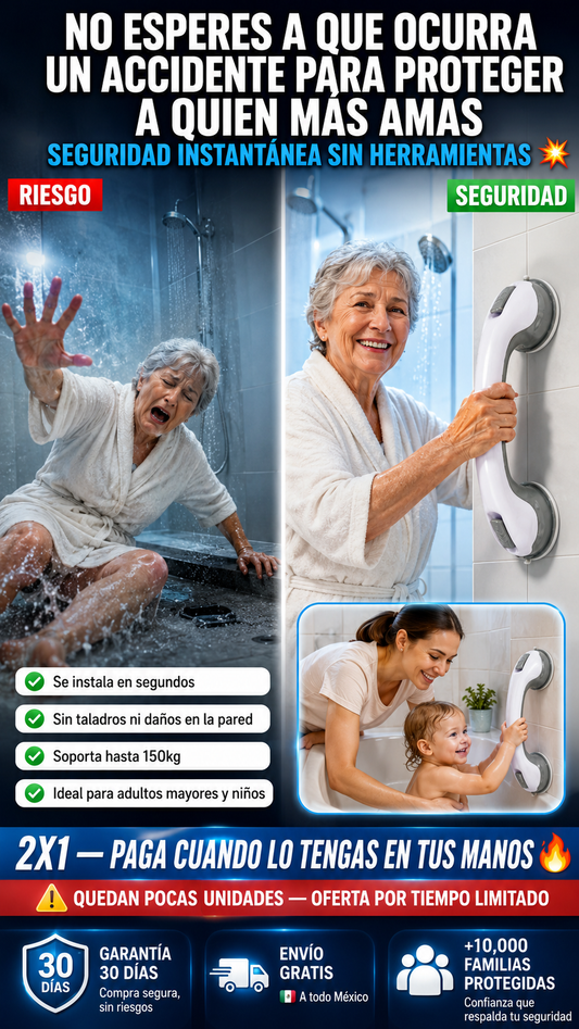 🔥 NO ESPERES A QUE OCURRA UN ACCIDENTE PARA PROTEGER A QUIEN MÁS AMAS | SEGURIDAD INSTANTÁNEA SIN HERRAMIENTAS | 2X1 A $1,099 + EBOOK GRATIS 🎁💥