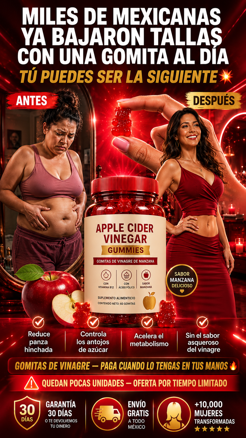 🔥 MILES DE MEXICANAS YA BAJARON TALLAS COMIENDO UNA GOMITA AL DÍA | TÚ PUEDES SER LA SIGUIENTE | 3X1 A $1,299 (+ DE 3 MESES )+ EBOOK GRATIS 🎁💥