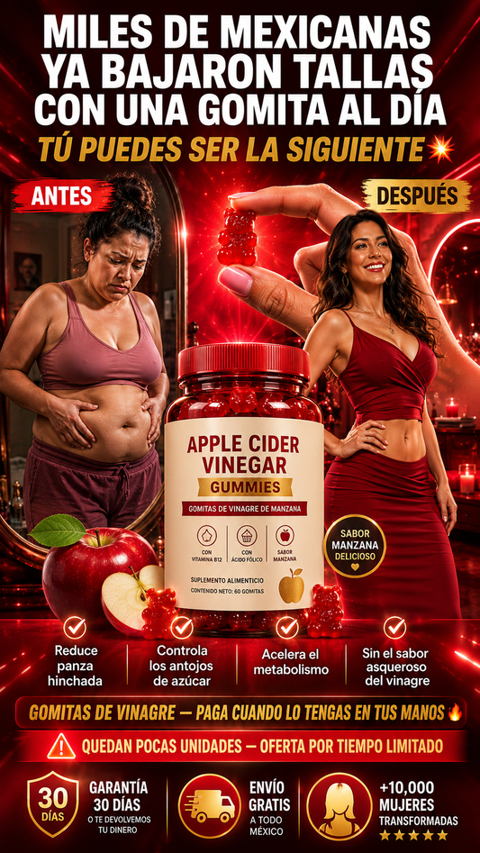 🔥 MILES DE MEXICANAS YA BAJARON TALLAS COMIENDO UNA GOMITA AL DÍA | TÚ PUEDES SER LA SIGUIENTE | 3X1 A $1,299 (+ DE 3 MESES )+ EBOOK GRATIS 🎁💥