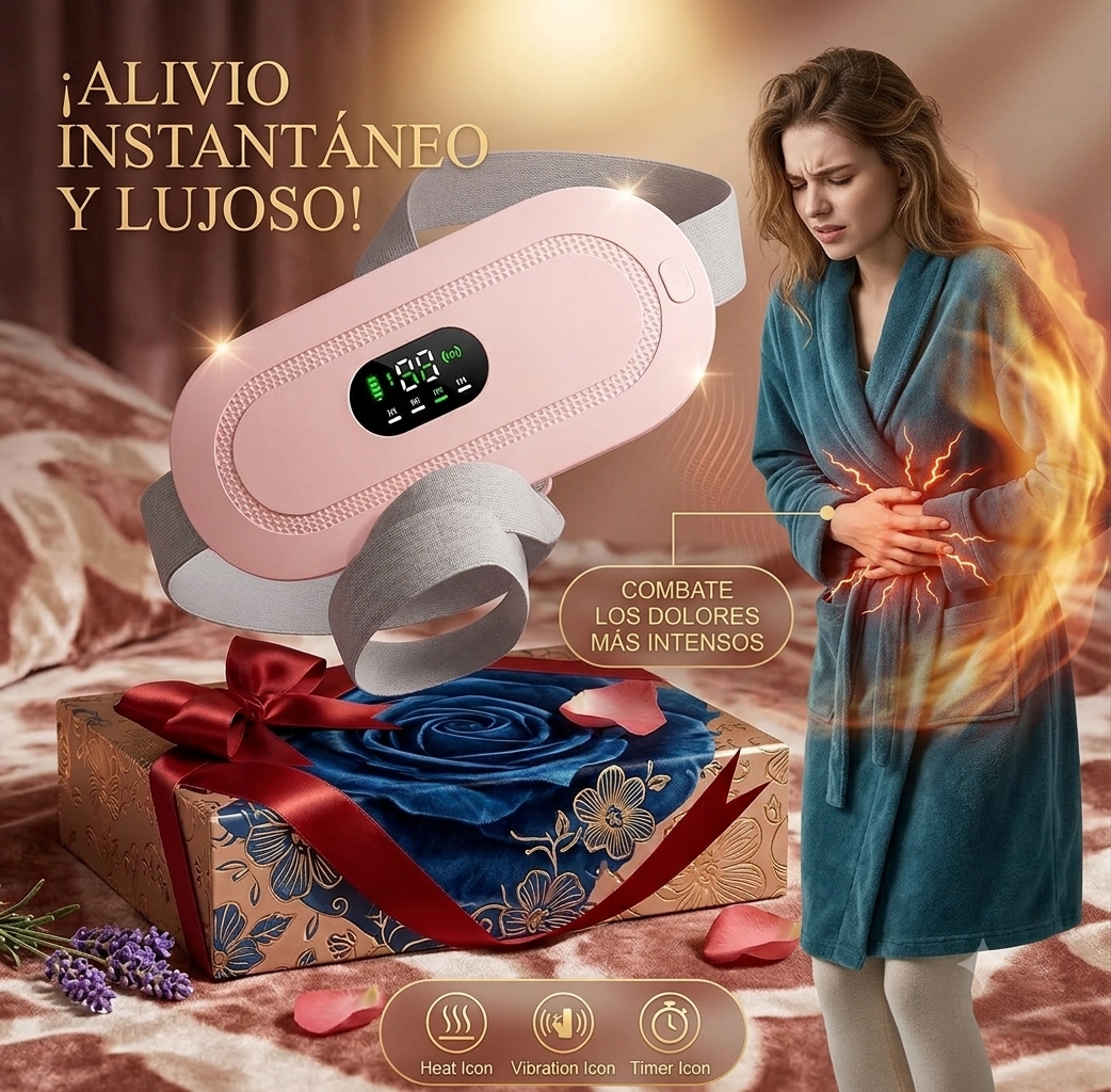 "Ese dolor que te tira a la cama cada mes, hoy se termina: llevate 2 cinturones térmicos por $1.099 + ebook de regalo"