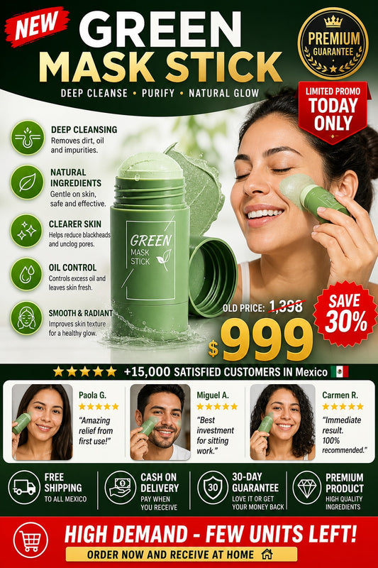 Mascarilla te verde - imagen 1