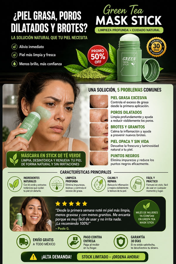 Mascarilla te verde - imagen 3
