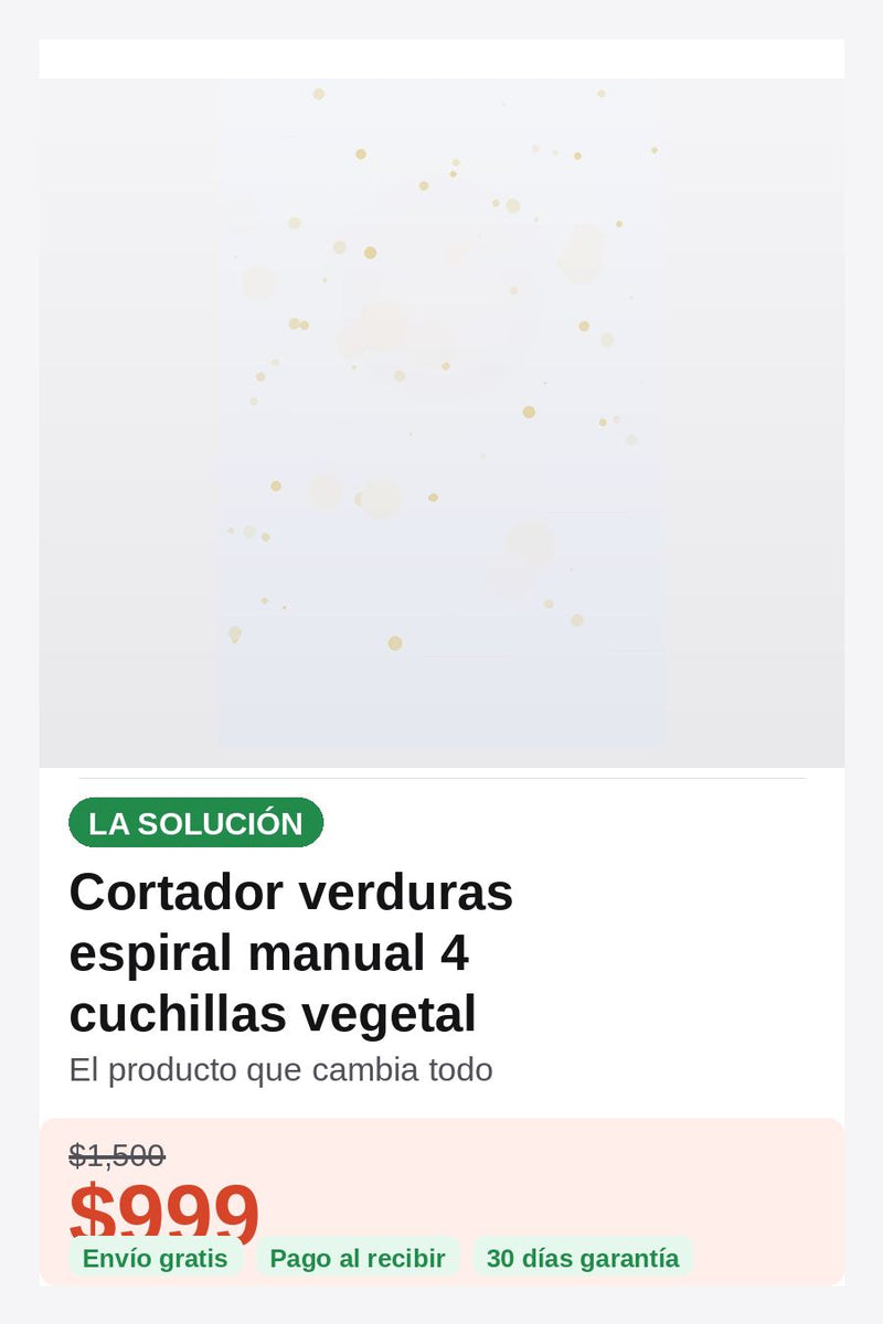 Cortador verduras espiral manual 4 cuchillas vegetales zoodles — solucion