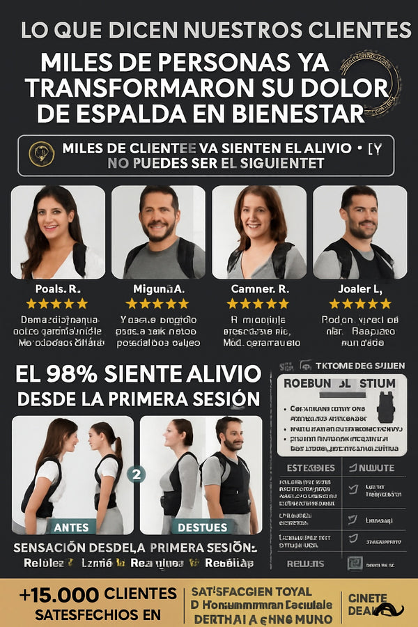 Soporte lumbar corrector postura espalda ajustable neopreno unisex oficina - imagen 6