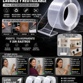 3x1 Cinta Doble Faz Lavable Y Reutilizable - imagen 6