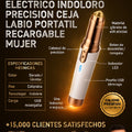 Depilador facial eléctrico indoloro precisión ceja labio portátil recargable mujer - imagen 7